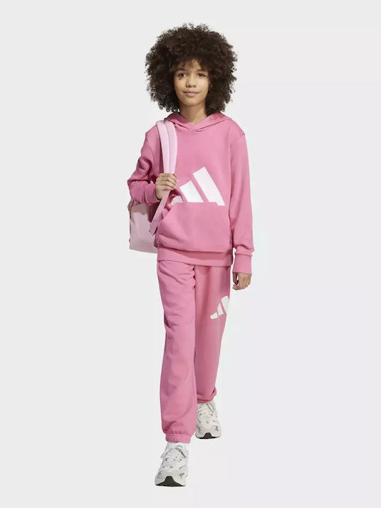Kids Sweatshirt with Hood and Pockets Fuchsia