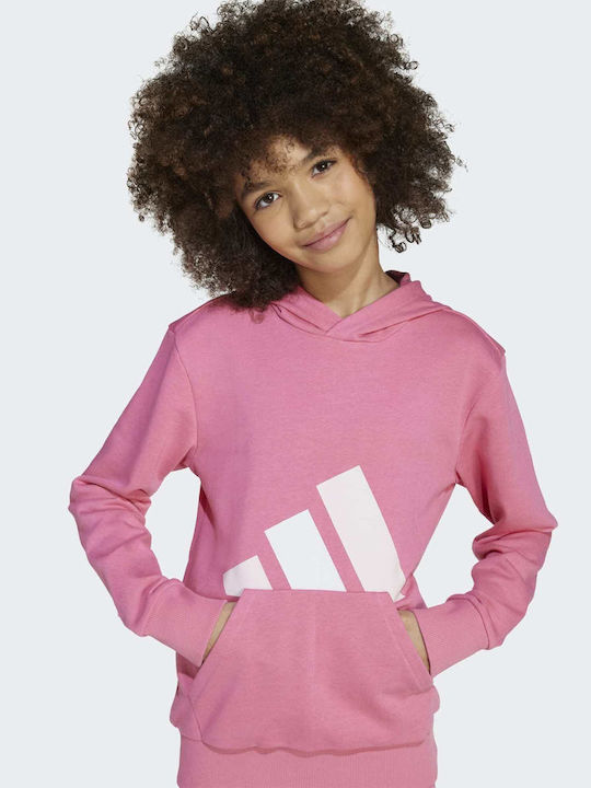 Kids Sweatshirt with Hood and Pockets Fuchsia