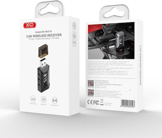 XO FM Car Transmitter with USB / AUX / Bluetooth