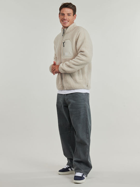 Muzzer Fuzzar Men's Cardigan Beige