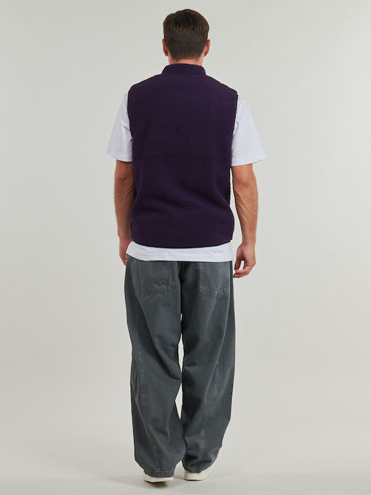 Muzzer Fuzzar Ανδρική Ζακέτα Fleece Μωβ