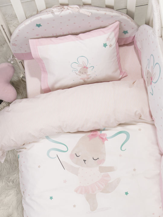 Nima Bunny Бебешка кувертюра Памук Многоцветен 100x140см Nima Bunny Бебешка кувертюра Памук Многоцветен 100x140см