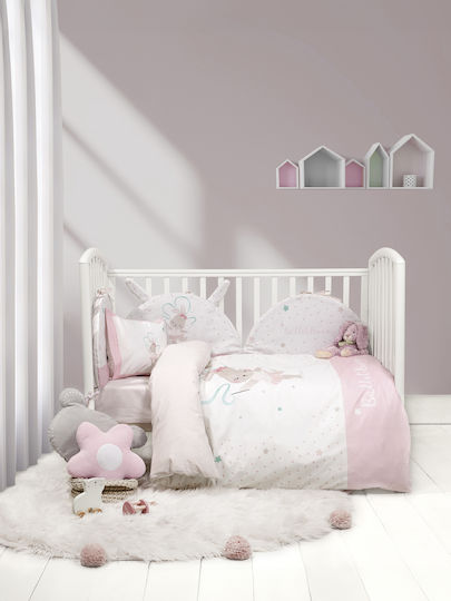 Nima Crib Bumpers Classic Inside Ballet Bunny 40x200cm