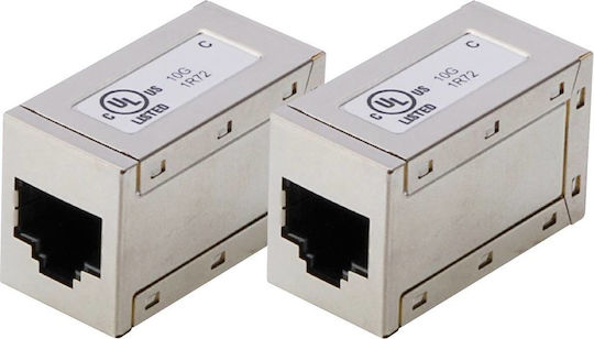 Accesorii Pentru Rețea Digitus Cuplaj Modular Cat 6 Ecranat 2 Bucăți