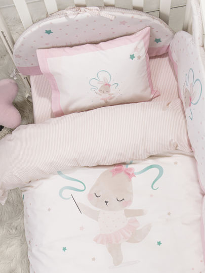Nima Σετ Bunny Λευκό 120x170εκ.