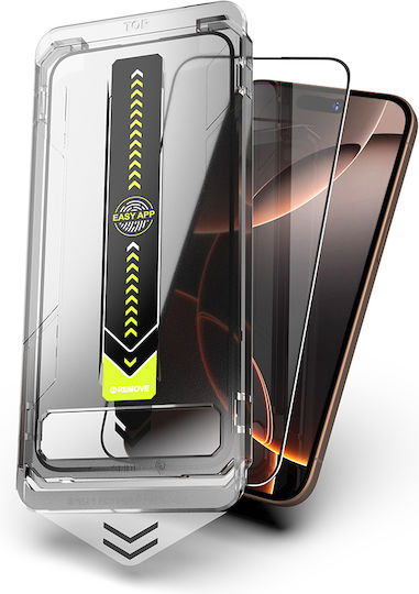 Techsuit Tempered Glass Negru (iPhone Air)