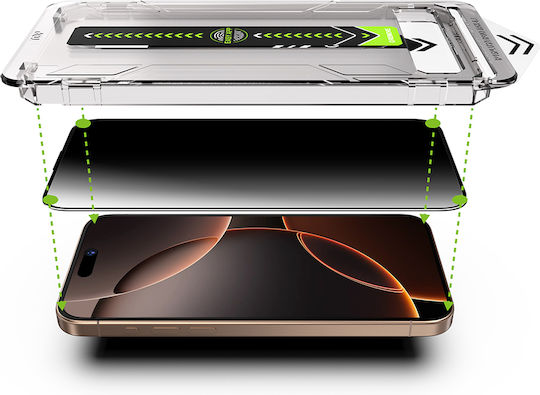 Techsuit Privatsphäre Gehärtetes Glas (iPhone Air)