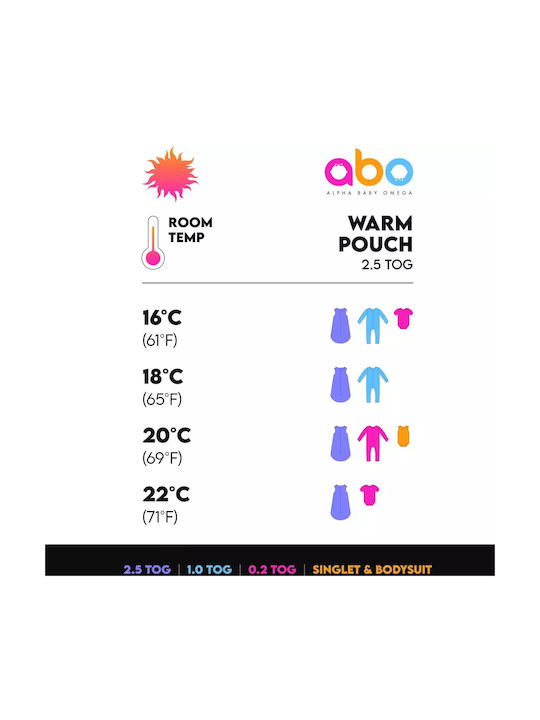 abo Winter Sleeping Bag with Feet 2.5 Tog Penguins
