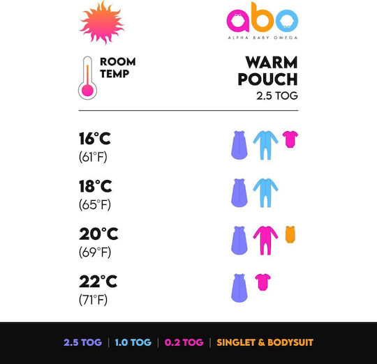 abo Winter Sleeping Bag with Feet 2.5 Tog Lemons