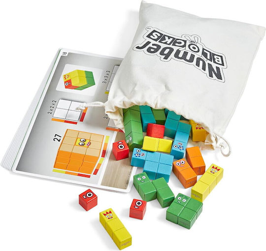 Hand2Mind Set Numberblocks Εκπαιδευτικό Παιχνίδι Γράμματα & Αριθμοί από Ξύλο για 3+ Ετών