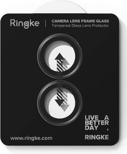 Ringke Протектор за Рамка на Камера 2 Броя iPhone 17 Черен