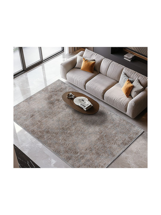 Beauty Home Χαλί 133x190cm Μπεζ, Γκρι Beauty Home Χαλί 133x190cm Μπεζ, Γκρι