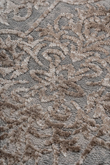 Beauty Home Rectangular Beige and Gray Living Room Rug 133x190cm