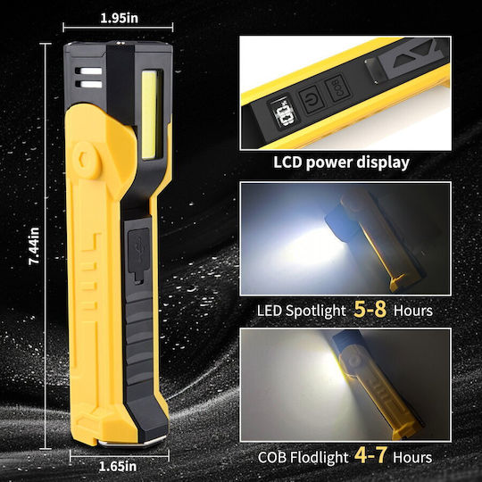 Supfire Lumină De Lucru Și De Sit Cu Baterie LED IP44 Cu Luminozitate Maximă 355lm