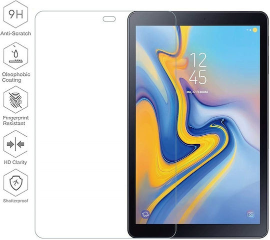 10D 0.3mm Vollflächig gehärtetes Glas (Galaxy Tab A 10.5 2018) Schwarz