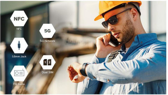Hammer Iron 6 Dual SIM (8/256GB) Устойчив Смартфон Оранжев