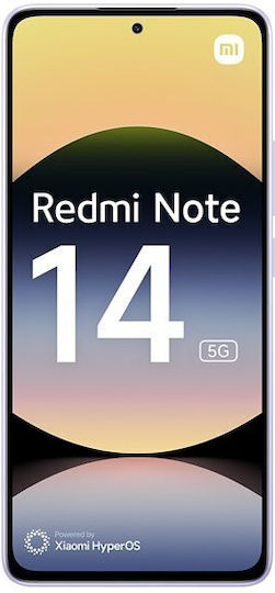 Xiaomi Redmi Note 14 5G Dual SIM (8GB/256GB) Lavender Purple