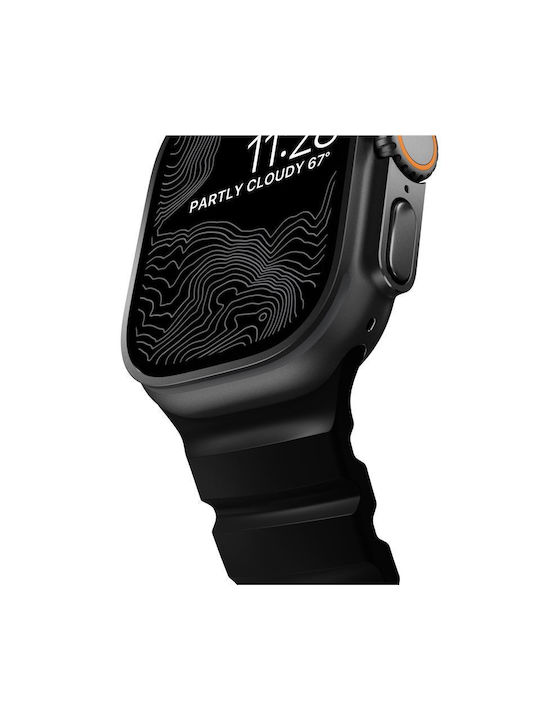 Nomad Rocky Point Λουράκι με Pin Μαύρο (Apple Watch 44/45/46mm/Ultra 49mm)