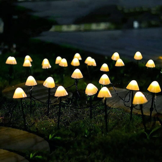 Rovo Lampă Solară cu Alb Cald Lumină IP44