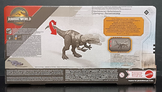 Actionfigur Jurassic World Rebirth: Gigantische Thrashers - Chilantaisaurus Jurassic World Dinosaurier 35cm