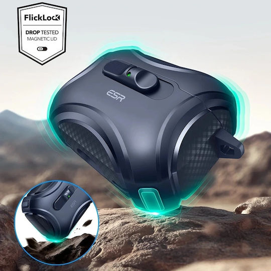 ESR Cyber Flicklock Halolock Θήκη Πλαστική σε Μπλε χρώμα για Apple AirPods Pro 3