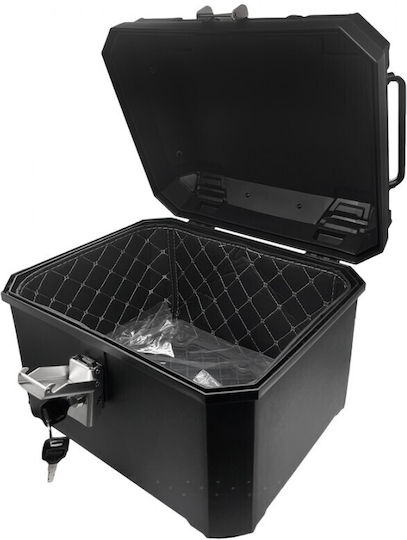 Falcon Bagaj Motocicletă Aluminiu 35lt Neagră