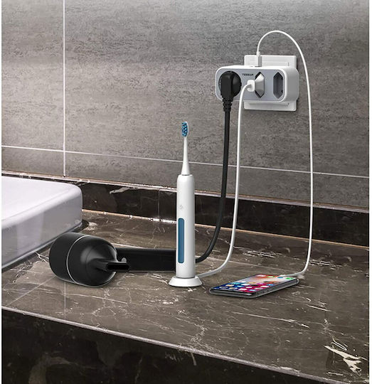 Tessan Захранваща лента 3 Позиции с 2 USB-A Безжични