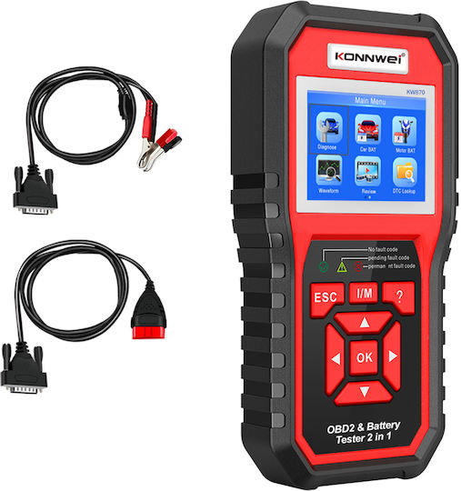 Universal Diagnostic Tester Kw870 Full Obd Ii Eobd Functions