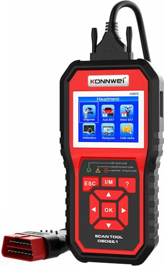 Universal Diagnostic Tester Kw870 Full Obd Ii Eobd Functions