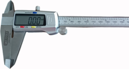 SKS Tools 40010030 Ψηφιακό Παχύμετρο με Ακρίβεια 0.01mm & Εύρος Μέτρησης έως 300mm