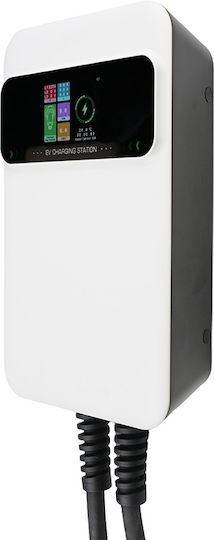 Besen SQ20 Wandmontiert Einphasig Elektroauto-Ladestation 7.2kW mit Integriertes Kabel Typ 2 (SQ20-7KW-APP)