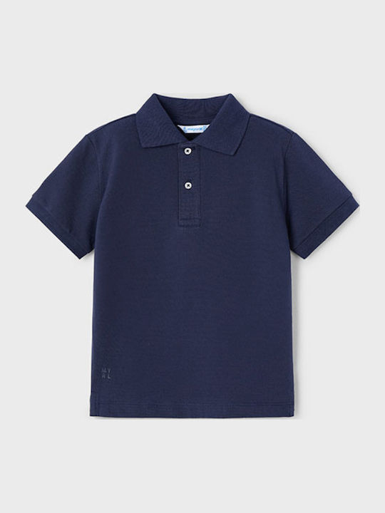 Παιδικό Polo Κοντομάνικο Μπλε Basic