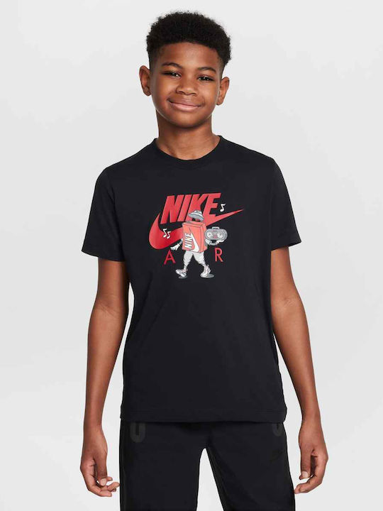 Παιδικό T-shirt Μαύρο Sportswear