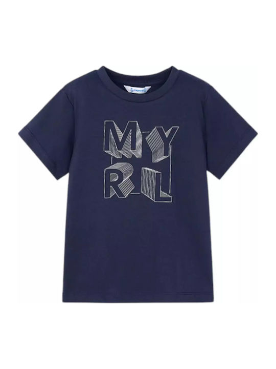 Kinder-T-Shirt Marineblau