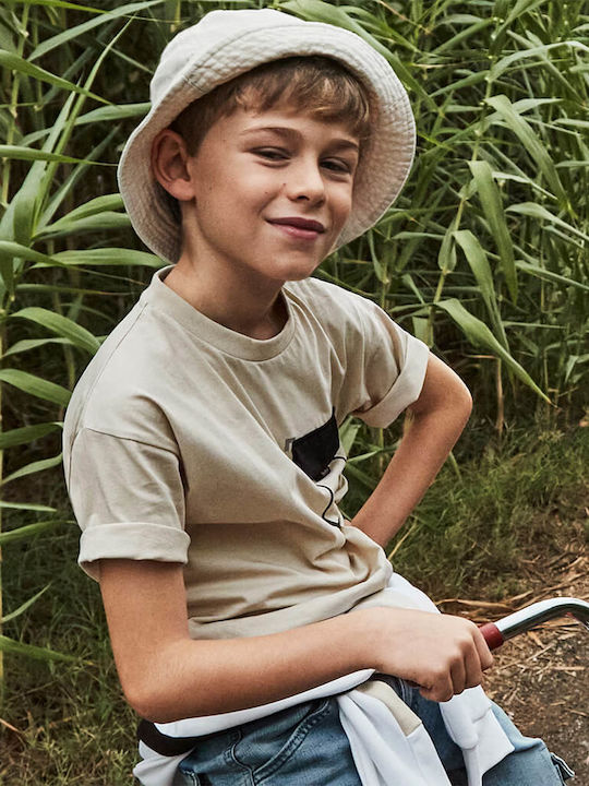 Kids' T-shirt Beige athletics