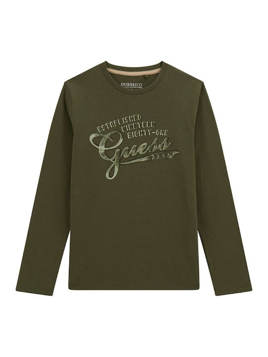 Kids' Shirt Long Sleeve Khaki