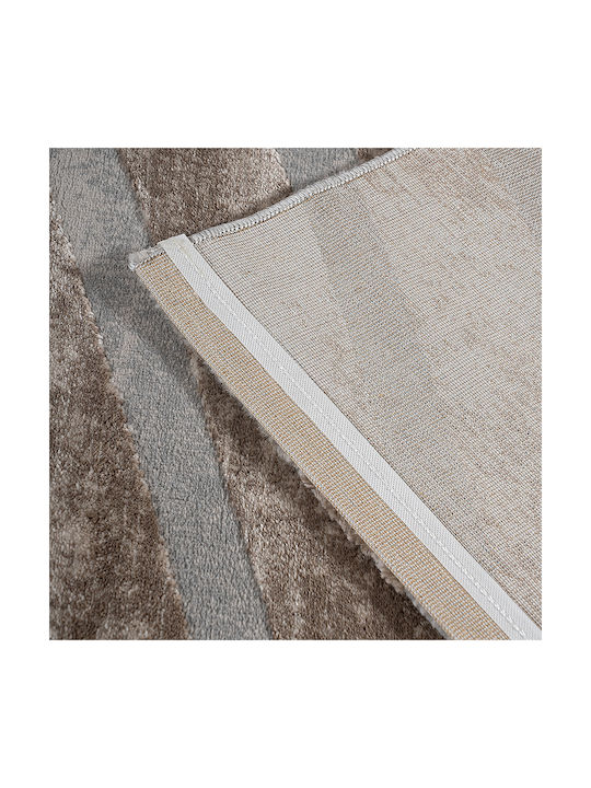 Beauty Home Home Modern Bedroom Rugs Set Beige, Grey 9439-ΣΕΤ 3pcs