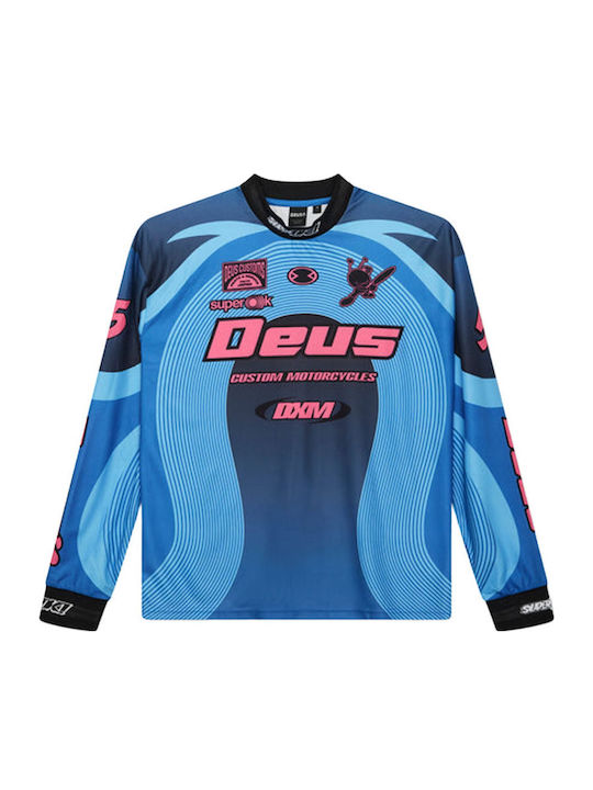 Moto T-shirt Blue Electric Blue