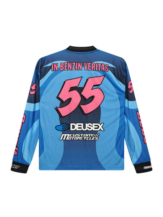 Moto T-shirt Blue Electric Blue