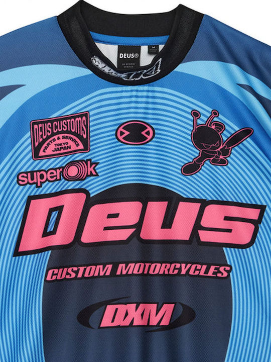 Moto T-shirt Blue Electric Blue