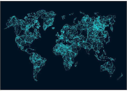 Καμβάς Network Map 30x45