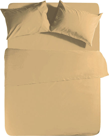Nef-Nef Homeware Чаршаф Кралица с Ластик 160x200+30см. Basic Yellow - 1184