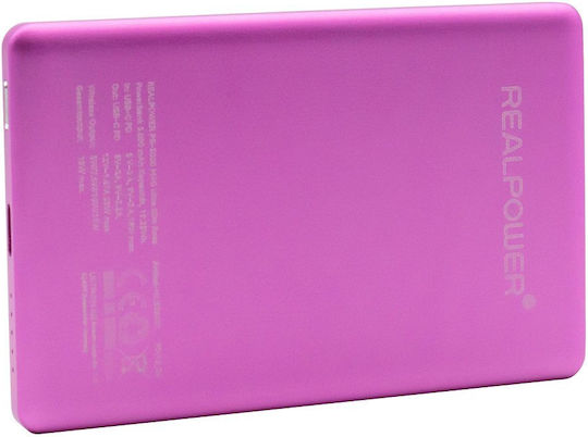 RealPower PB-5000 MagSafe Power Bank 5000mAh mit USB-C Anschluss Stromlieferung Titan