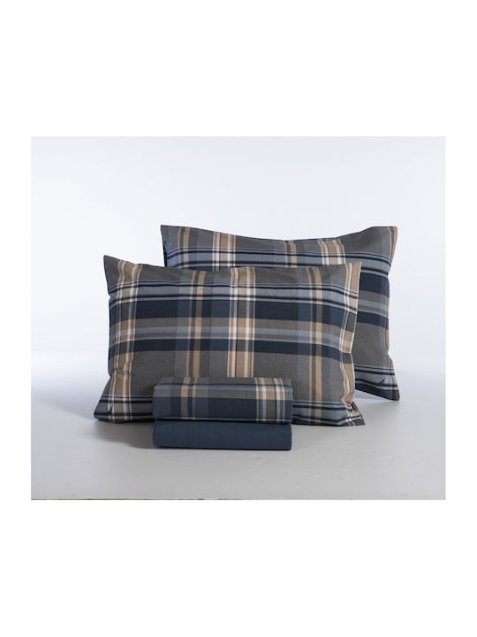 Nef-Nef Homeware Сет Чаршафи Двойни 200x270см. Nautica Деним 4бр