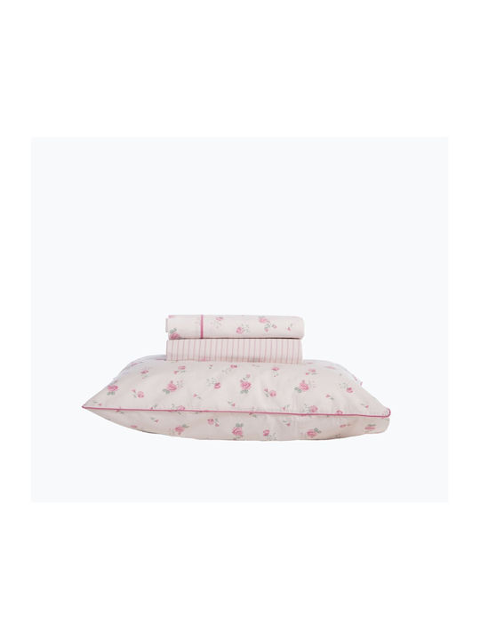 Nef-Nef Homeware Bettwäsche-Set King Size 270x280cm. Loraley Pink 4Stück