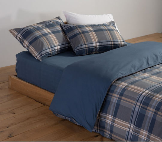 Nef-Nef Homeware Nautica Σετ Σεντόνια Υπέρδιπλα 240x270εκ. Denim (4τμχ)