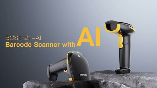 Inateck Handheld Scanner Wireless with 1D Barcode Reading Capability