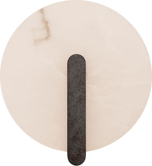 Zambelis Lights Lamp Wall with Integrated LED and Warm White Light Orange