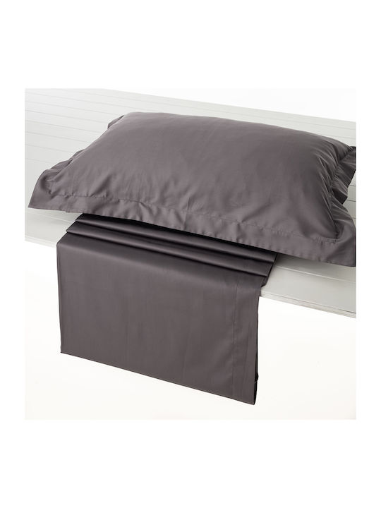Vesta Home Athena Σεντόνι Μονό με Λάστιχο 100x200+40εκ. 306 Aqua Green