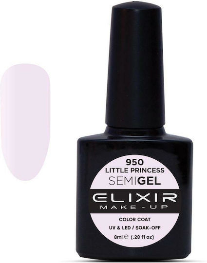 Elixir Semi Gel Ημιμόνιμο Βερνίκι Νυχιών 950 Little Princess 8ml